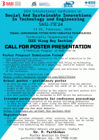 IEEE International Conference Poster Presentation SASI-ITE'24 Poster Presentation Competition Poster